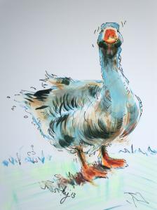 Goose Painting